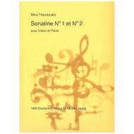 Theodorakis, M.: 2 Violinsonatinen 