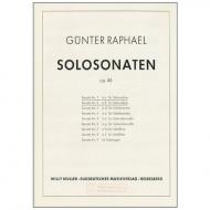 Raphael, G.: Solo-Sonaten Op. 46/1 a- Moll und Op. 46/2 E-Dur 