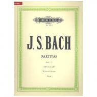 Bach, J. S.: Partiten (Klavierübung Teil I) Band I BWV 825-827 
