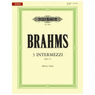 Brahms, J.: 3 Intermezzi Op. 117 