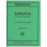 Prokofjew, S.: Violinsonate Op. 94a D-Dur (Oistrach) 