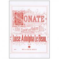 Le Beau, L. A.: Violinsonate Op. 10 