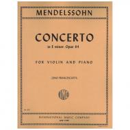 Mendelssohn Bartholdy, F.: Violinkonzert Op. 64 e-Moll 