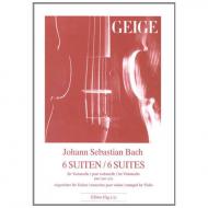 Bach, J. S.: 6 Suiten BWV 1007-1012 für Violine 