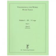 Taban, P.: Op. 8: Etüden I. - III. - V. Lage 