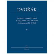 Dvorák, A.: Streichquartett Nr. 5 f-Moll Op. 9 