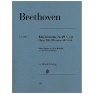 Beethoven, L. v.: Klaviersonate Nr. 29 B-Dur Op. 106 (Hammerklavier) 
