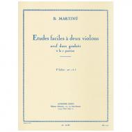 Martinu, B.: Etudes faciles à 2 violons Band 1 (Nr.1-5) 
