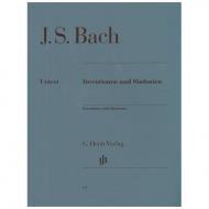 Bach, J. S.: Inventionen und Sinfonien BWV 772 – 801 