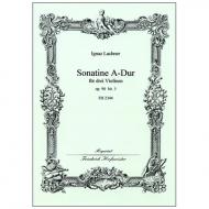 Lachner, I.: Sonatine Op. 90/3 A-Dur 