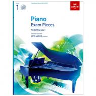 ABRSM: Piano Exam Pieces Grade 1 (2019-2020) (+CD) 