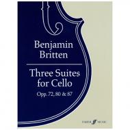 Britten, B.: 3 Cello-Suiten Op. 72, Op. 80, Op. 87 