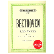 Beethoven, L. v.: 2 Romanzen Op. 40 und Op. 50 für Violine und Orchester (+CD) 