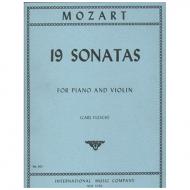 Mozart, W. A.: Sämtliche Violinsonaten (Flesch) 