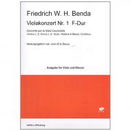Benda, F. W. H.: Violakonzert Nr. 1 F-Dur 
