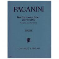 Paganini, N.: 60 Variationen über Baracuba Op. 14 