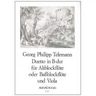 Telemann, G. Ph.: Duetto B-Dur 