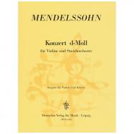 Mendelssohn Bartholdy, F.: Violinkonzert d-Moll 