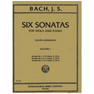 Bach, J. S.: 6 Violasonaten Band 1 (1-3) 