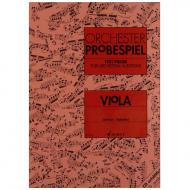 Orchesterprobespiel: Viola Sammlung wichtiger Passagen 
