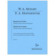 Mozart, W. A./Hoffmeister, F. A.: Quartett G-Dur 