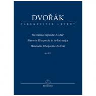 Dvořák, A.: Slawische Rhapsodie Op. 45/3 As-Dur 