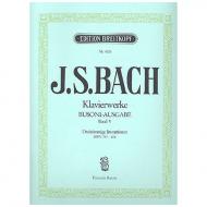 Bach, J. S.: Dreistimmige Inventionen BWV 787-801 