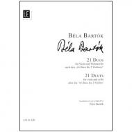Bartók, B.: 21 Duos 