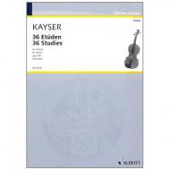 Kayser, H. E.: 36 Etüden Op. 20 