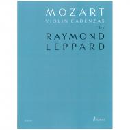 Mozart, W. A./Leppard, R.: Mozart Violin Cadenzas 