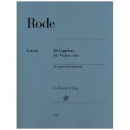 Rode, P.: 24 Caprices für Violine solo 