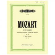 Mozart, W. A.: Violinkonzert Nr. 5 KV 219 A-Dur 