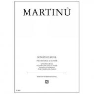 Martinů, B.: Violinsonate d-Moll 