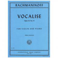Rachmaninow, S.: Vocalise Op. 34/14 