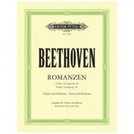 Beethoven, L. v.: 2 Romanzen Op. 40 und Op. 50 (Flesch) 