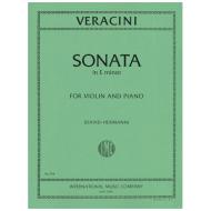 Veracini, F. M.: Violinsonate e-Moll 