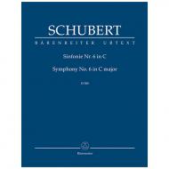 Schubert, F.: Sinfonie Nr. 6 D 589 C-Dur – Partitur 