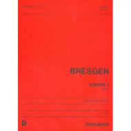 Bresgen, C.: Violoncellosonate Nr. 1 Op. 8/1 