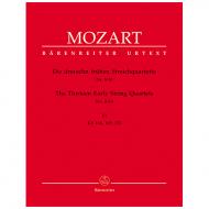 Mozart, W.A.: Die dreizehn frühen Streichquartette Bd.3 KV 168, 169, 170 