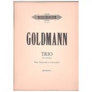 Goldmann: Trio (4 Stücke) Spielpartitur 