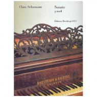 Schumann, C.: Sonate g-Moll. Erstdruck 