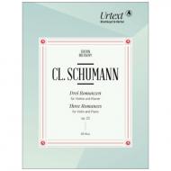 Schumann, C.: 3 Romanzen Op. 22 