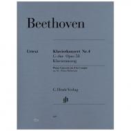 Beethoven, L. v.: Klavierkonzert Nr. 4 Op. 58 G-Dur (Mit Beethovens Originalkadenzen) 