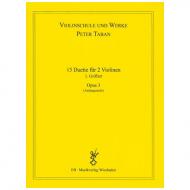 Taban, P.: Op. 3: 15 Duette für 2 Violinen Band 2 