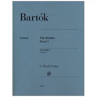 Bartók, B.: Für Kinder (rev. 1946) Bd. 2 