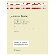 Brahms, J.: Scherzo aus der »F.A.E.«-Sonate WoO 2 c-Moll 