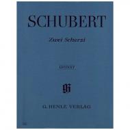 Schubert, F.: 2 Scherzi B-Dur und Des-Dur D 593 