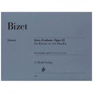 Bizet, G.: Jeux d´enfants Op. 22 zu 4 Händen 