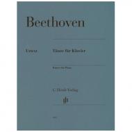 Beethoven, L. v.: Tänze für Klavier 