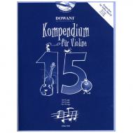 Kompendium für Violine - Band 15 (+ 2 CDs) 